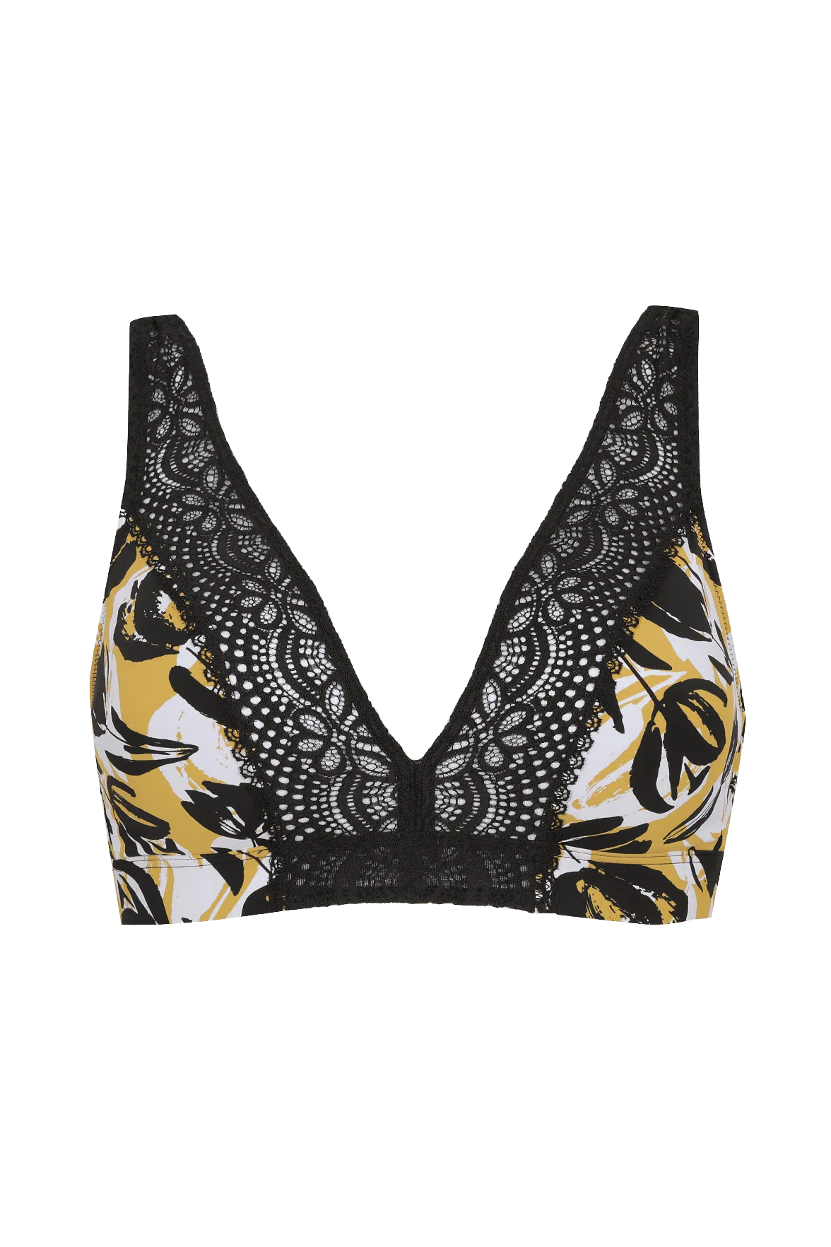 Soutien-gorge foulard sans armatures en dentelle et en microfibre L'irrésistible - Esquisse - Image 5