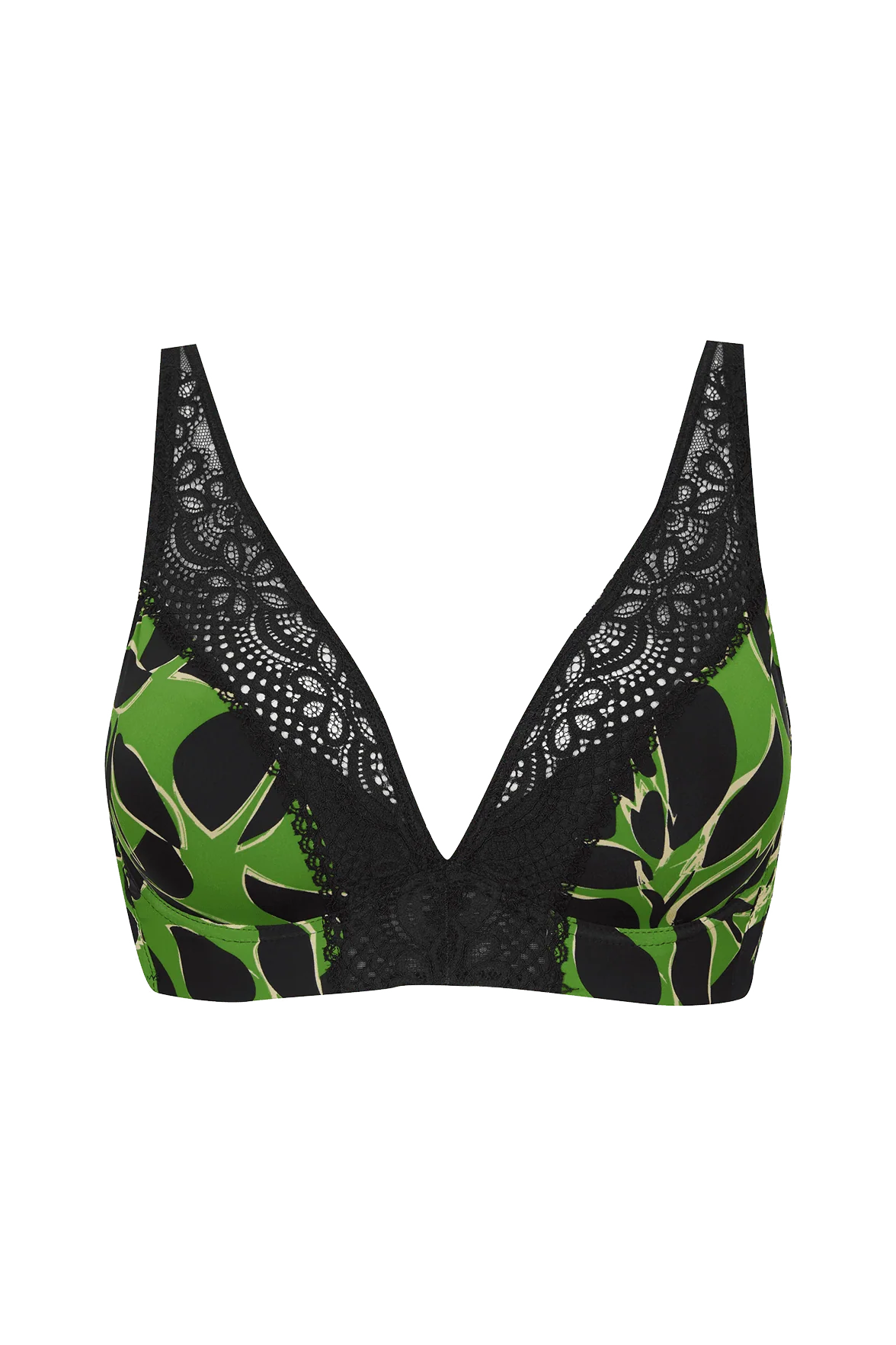 Soutien-gorge coques en dentelle et microfibre L'irrésistible - Botanique - Image 5