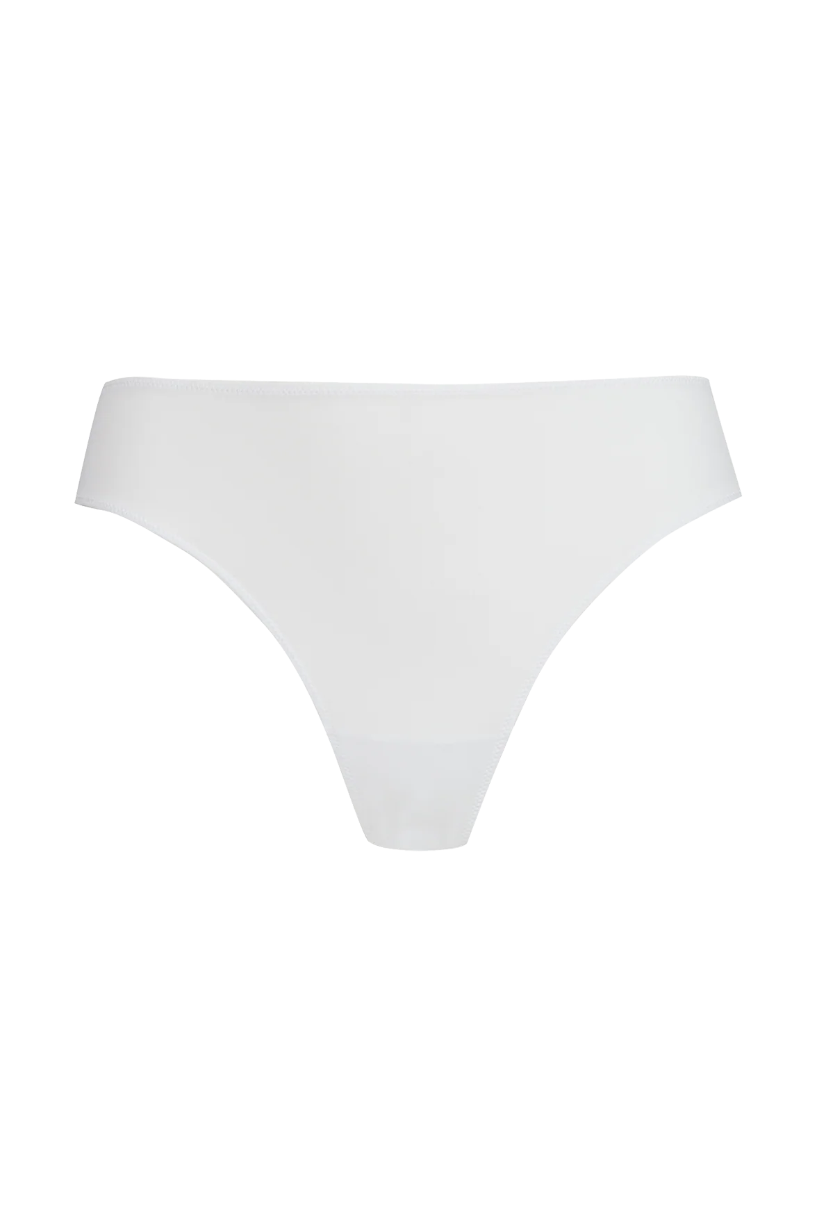 Tanga Résille Florale - Blanc - Image 2