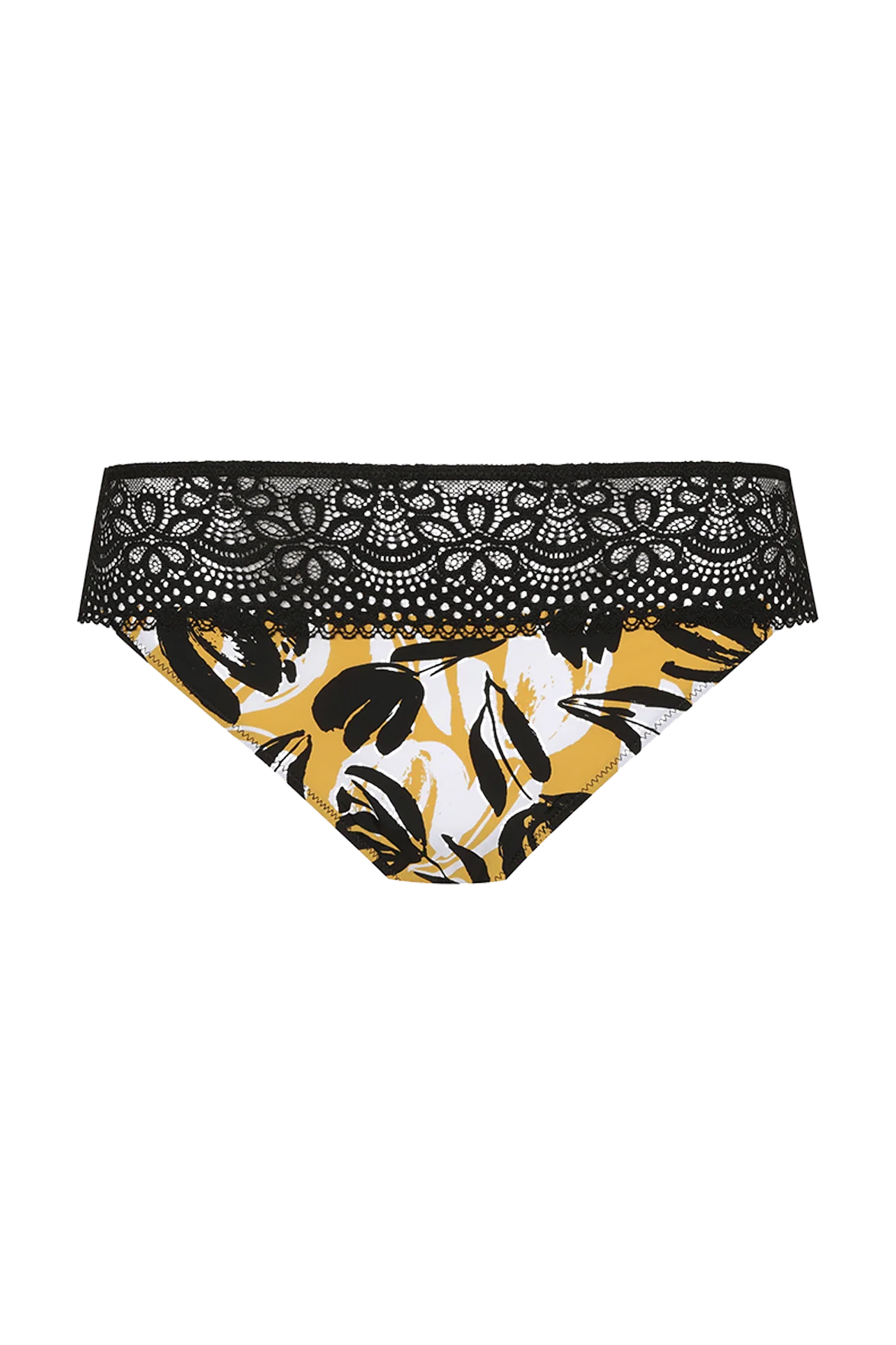 Slip brésilien dentelle et microfibre L'irrésistible - Esquisse - Image 5