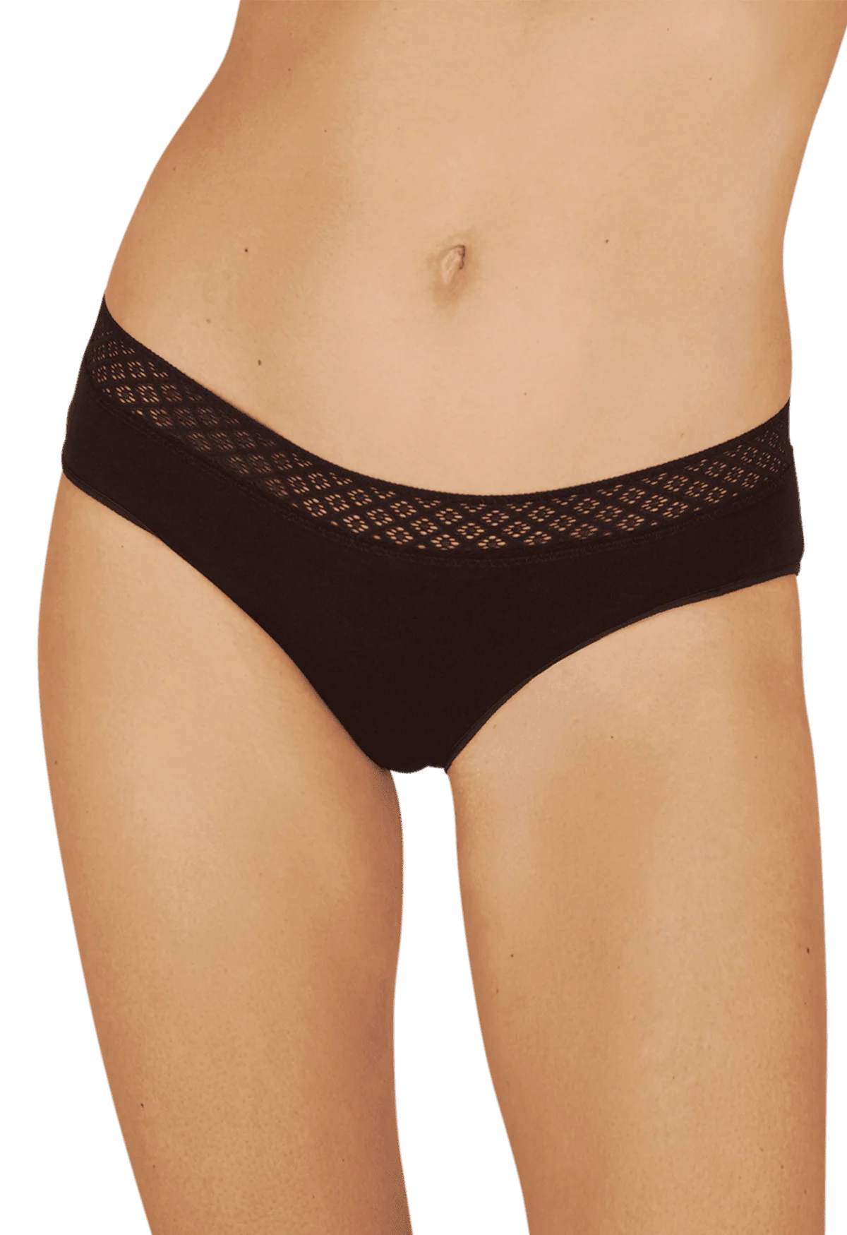 Lot de 3 Slips - Trio Douceur Graphique - Noir