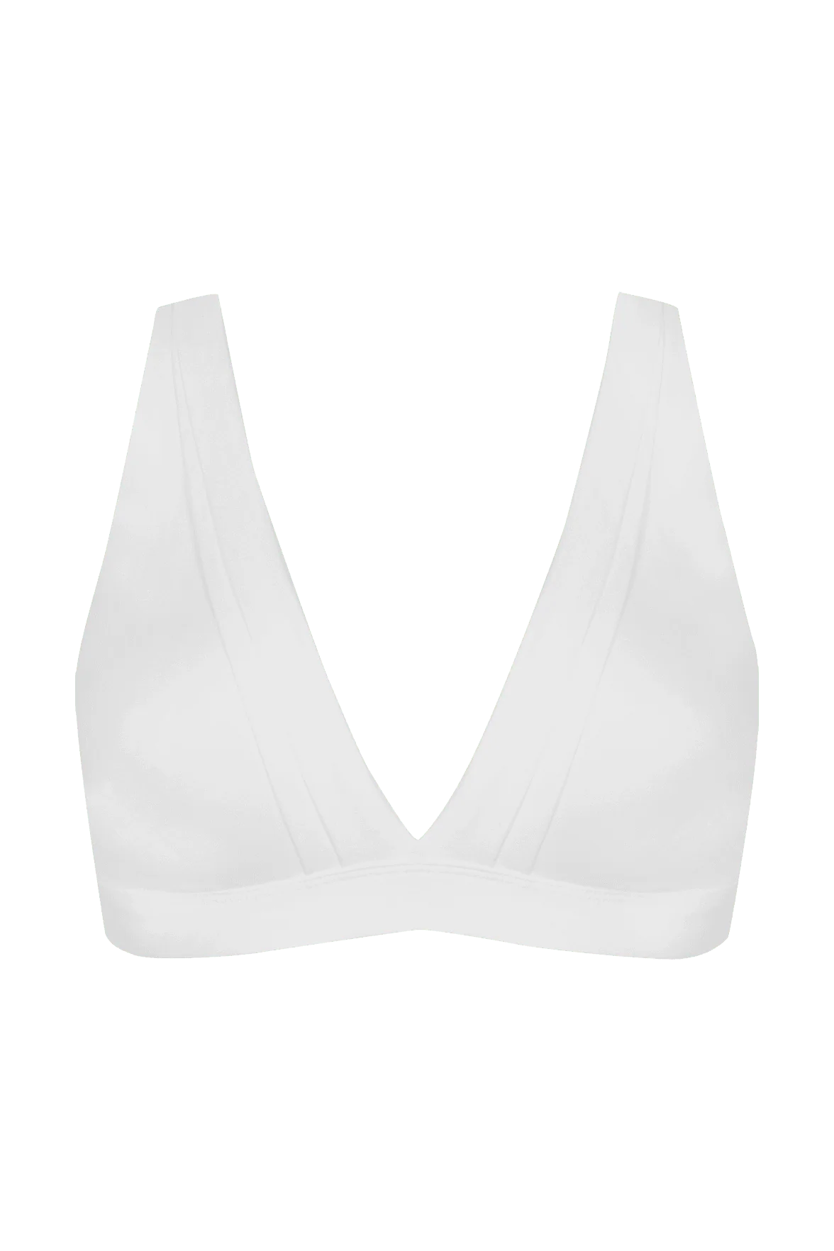 Soutien-gorge sans armatures Tulle Design Coton - Blanc naturel - Image 5