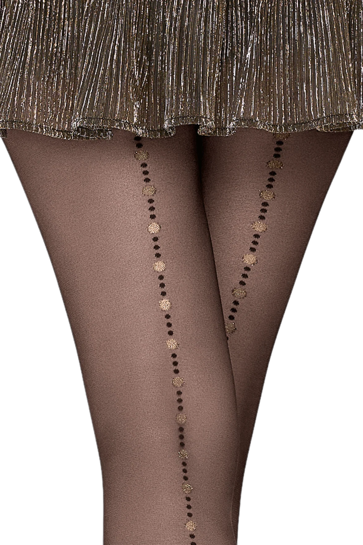 Collant Fantaisie 25D Perles Scintillantes Magic Nights - Noir ébène - Image 2