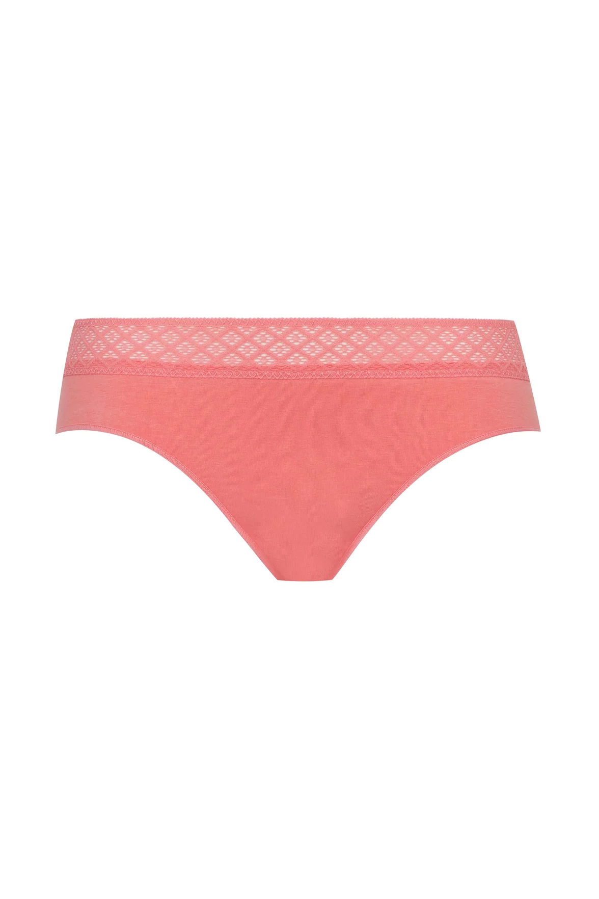 Lot de 3 Slips - Trio Dentelle Coton - Nuit étoilée / rose bonbon / blanc - Image 7