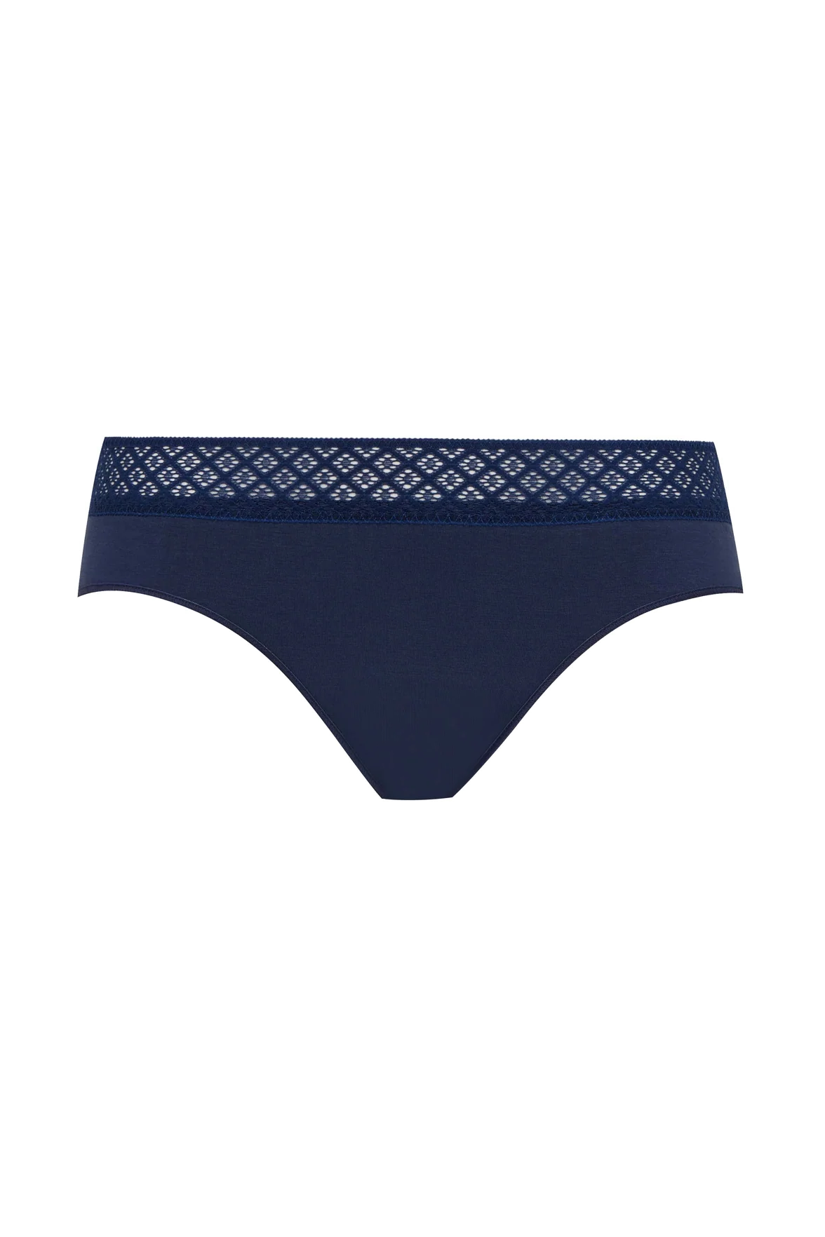 Lot de 3 Slips - Trio Dentelle Coton - Nuit étoilée / rose bonbon / blanc - Image 8