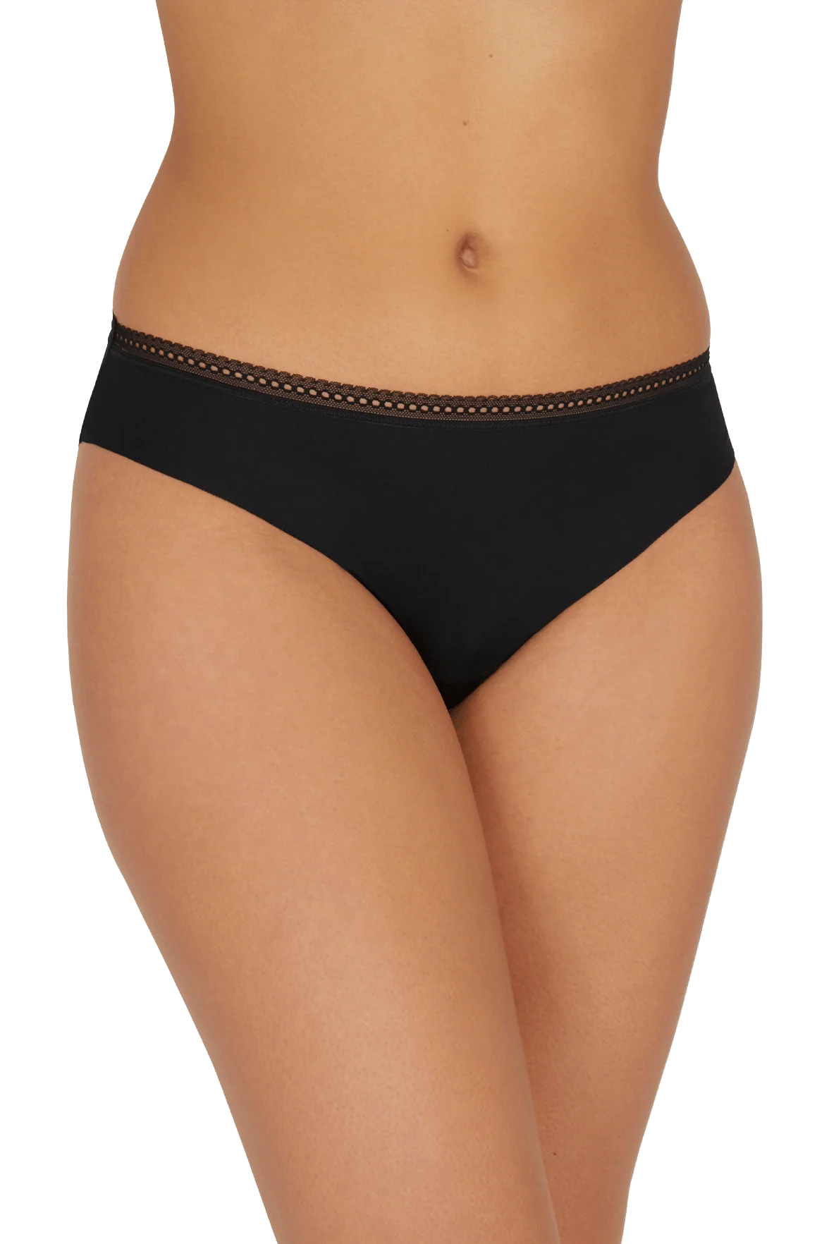 Lot de 3 Slips - Trio Invisible Modal - Taupe / noir / blanc - Image 2