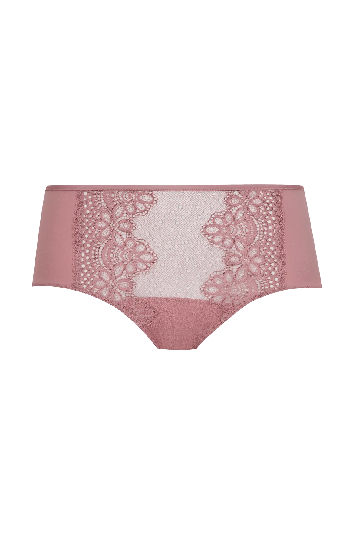 Shorty en dentelle et microfibre L'irrésistible - Lilas - Image 5
