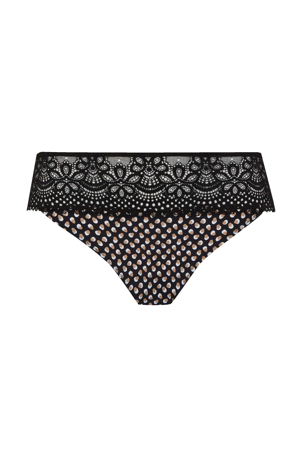 Slip brésilien dentelle et microfibre L'irrésistible - Bulles - Image 5