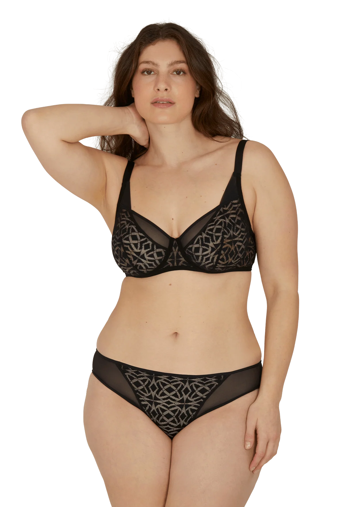 Soutien-gorge corbeille à armatures Equinoxe - Noir - Image 3
