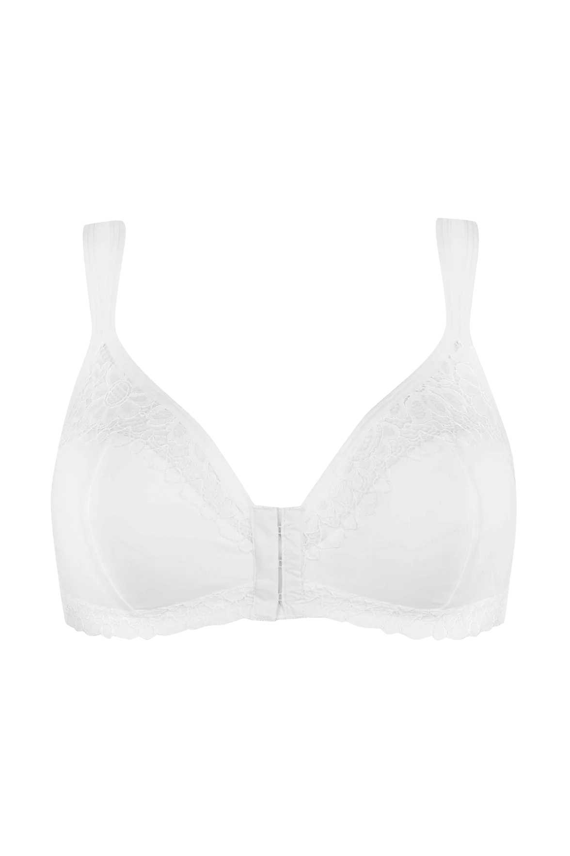 Soutien-gorge sans armatures agrafage avant Well Allure L'Elégante - Blanc - Image 5